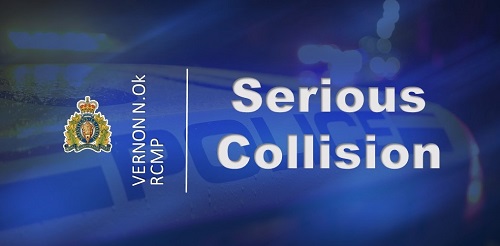 stock image blue background serious collision in text