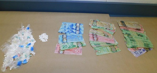 Drugs and Cash seized in drug trafficking investigation